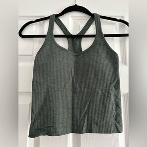 Lululemon ebb to street cropped racer back tank